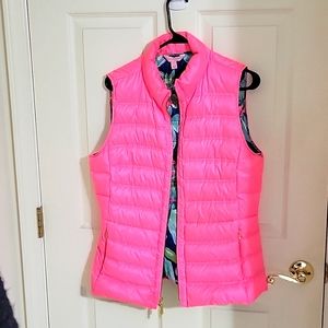Lilly Pulitzer womens puffer vest